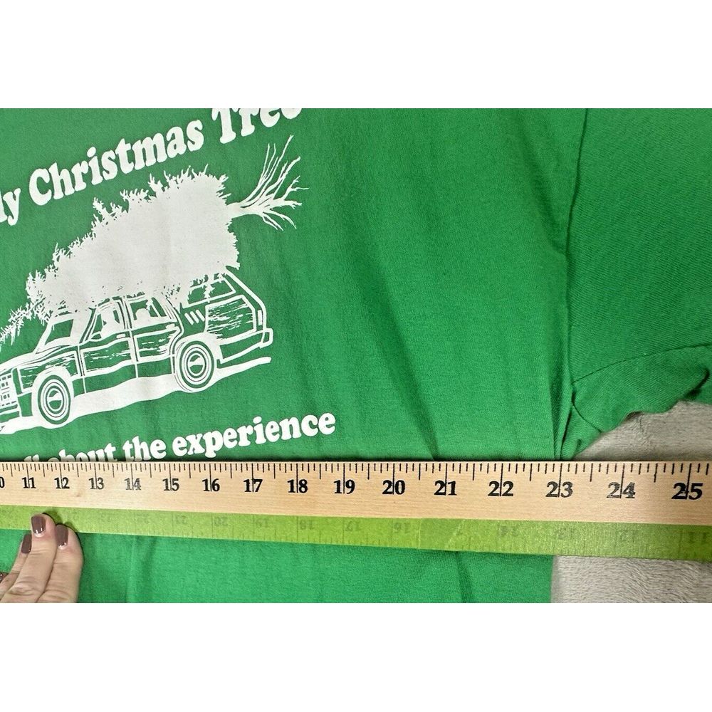 Christmas T Shirt 2XL Unisex Green Gildan Heavy Cotton Christmas Vacation Movie - Picture 5 of 8